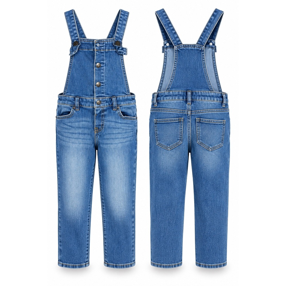 Cat & Jack Denim Overalls Blue Kids 5T
